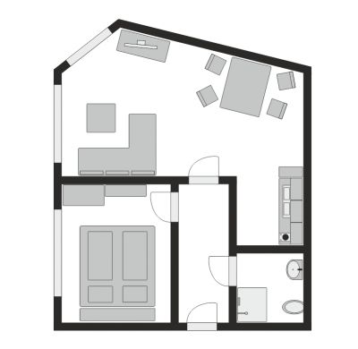 Floor plan of Apartment 2